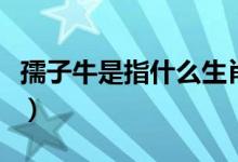 孺子牛是指什么生肖（孺子牛是指什么樣的人）