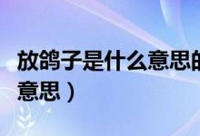 放鴿子是什么意思的網(wǎng)絡(luò)用語(yǔ)（放鴿子是什么意思）