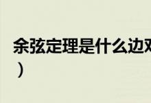 余弦定理是什么邊對什么邊（余弦定理是什么）