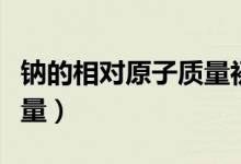 鈉的相對(duì)原子質(zhì)量初中化學(xué)（鈉的相對(duì)原子質(zhì)量）