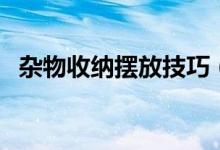 雜物收納擺放技巧（全屋的雜物收納技巧）