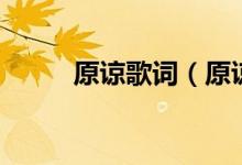 原諒歌詞（原諒張玉華完整歌詞）