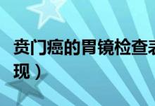 賁門癌的胃鏡檢查表現(xiàn)（賁門癌的胃鏡檢查表現(xiàn)）