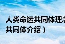 人類命運共同體理念的科學(xué)內(nèi)涵是（人類命運共同體介紹）