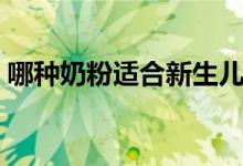 哪種奶粉適合新生兒（新生兒喝哪種奶粉好）