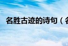 名勝古跡的詩句（名勝古跡的詩句有什么）