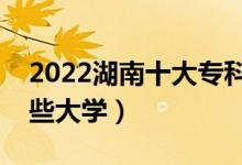 2022湖南十大?？茖W(xué)校排名（高職可以考哪些大學(xué)）