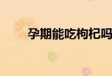 孕期能吃枸杞嗎（孕期能吃石榴嗎）