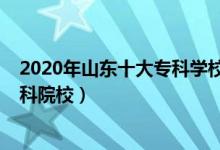2020年山東十大?？茖W(xué)校排名（2022年山東最好的十大專科院校）