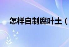 怎樣自制腐葉土（教你簡(jiǎn)單自制腐葉土）