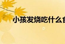 小孩發(fā)燒吃什么食物（一定要注意了）