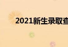 2021新生錄取查詢時間（怎么查詢）
