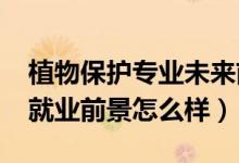植物保護(hù)專業(yè)未來前景（2022植物保護(hù)專業(yè)就業(yè)前景怎么樣）