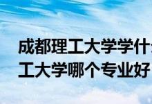 成都理工大學學什么專業(yè)好（2022年成都理工大學哪個專業(yè)好）