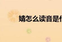 婧怎么讀音是什么（婧怎么讀音）