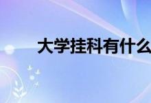 大學(xué)掛科有什么影響（后果嚴(yán)重嗎）