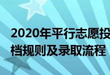 2020年平行志愿投檔（2022高考平行志愿投檔規(guī)則及錄取流程）