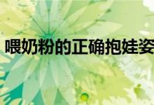 喂奶粉的正確抱娃姿勢（喂奶粉的正確姿勢）