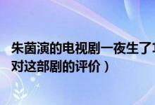朱茵演的電視劇一夜生了10個小孩是什么?。私庖幌麓蠹覍@部劇的評價）
