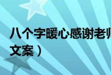 八個(gè)字暖心感謝老師簡短文字（教師節(jié)祝福語文案）