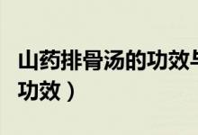 山藥排骨湯的功效與作用禁忌（山藥排骨湯的功效）