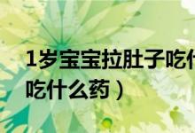 1歲寶寶拉肚子吃什么餃子（1歲寶寶拉肚子吃什么藥）
