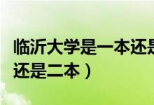 臨沂大學是一本還是二本院校(臨沂大學一本還是二本)