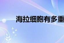 海拉細(xì)胞有多重（海拉細(xì)胞的危害）