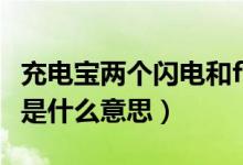 充電寶兩個閃電和fit+（充電寶fit和兩個閃電是什么意思）