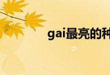 gai最亮的種子是什么意思？