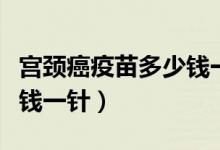 宮頸癌疫苗多少錢一針廣西（宮頸癌疫苗多少錢一針）