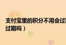 支付寶里的積分不用會過期嗎（支付寶積分有什么用不用會過期嗎）