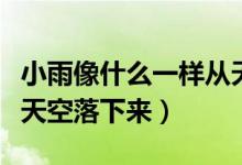小雨像什么一樣從天空落下（小雨點像什么從天空落下來）