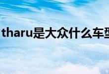 tharu是大眾什么車型（tharu是大眾什么車）