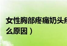 女性胸部疼痛奶頭疼是什么原因（奶頭疼是什么原因）