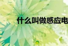 什么叫做感應(yīng)電（什么叫做感應(yīng)電）