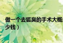 做一個去狐臭的手術(shù)大概多少錢（做去狐臭的手術(shù)一般要多少錢）