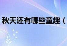 秋天還有哪些童趣（秋天的童趣都有是什么）