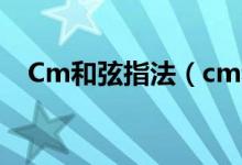 Cm和弦指法（cm和弦按法 你學會了嗎）