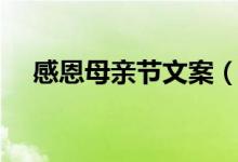 感恩母親節(jié)文案（關(guān)于感恩母親節(jié)文案）