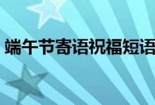 端午節(jié)寄語(yǔ)祝福短語(yǔ)（有什么端午節(jié)祝福語(yǔ)）