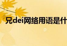 兄dei網(wǎng)絡(luò)用語是什么意思（兄dei什么梗）