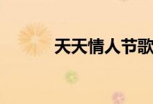 天天情人節(jié)歌詞（演唱者是誰）
