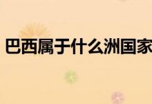 巴西屬于什么洲國(guó)家（巴西屬于什么洲國(guó)家）