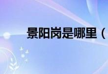 景陽崗是哪里（景陽崗是哪個省的）