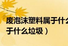 廢泡沫塑料屬于什么垃圾分類（廢泡沫塑料屬于什么垃圾）