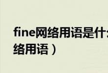 fine網(wǎng)絡(luò)用語(yǔ)是什么意思（ok fine是什么網(wǎng)絡(luò)用語(yǔ)）