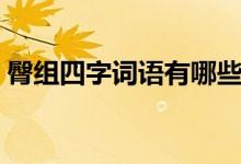 臀組四字詞語有哪些（臀組四字詞語有哪些）