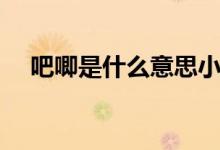 吧唧是什么意思小說(shuō)（吧唧是什么意思）