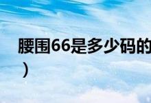 腰圍66是多少碼的褲（腰圍66是多少碼褲子）